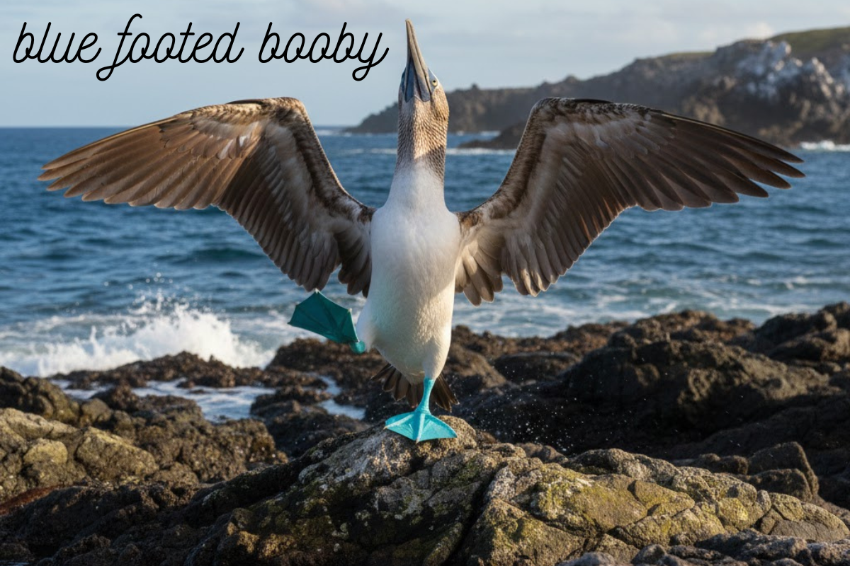 blue footed booby