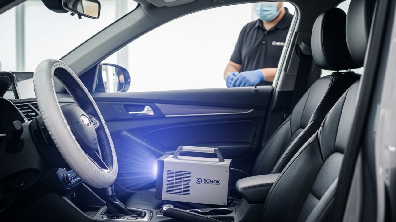 Autoaufbereitung Ozonbehandlung